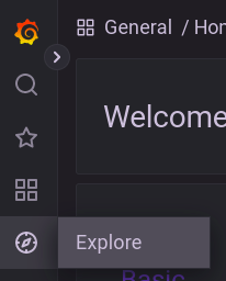 Opening Explore section in Grafana — SHALB — Image